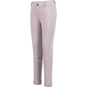 TuffRider Children's Starter Lowrise Pull-On Jods, Lilac Gray, 8