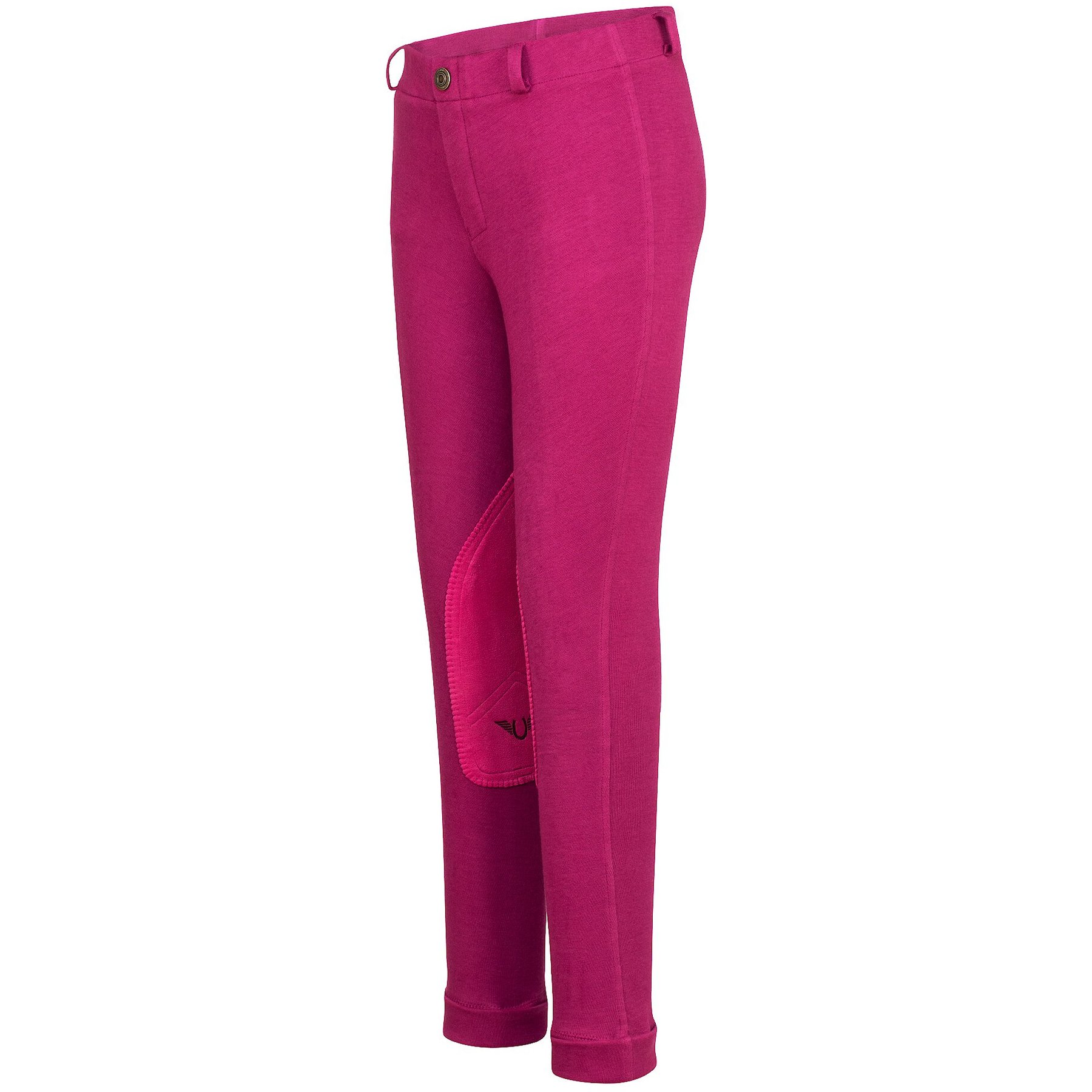 TuffRider Children's Starter Lowrise Pull-On Jods, Plum Caspia, 16
