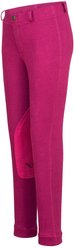 TuffRider Children's Starter Lowrise Pull-On Jods, Plum Caspia, 4