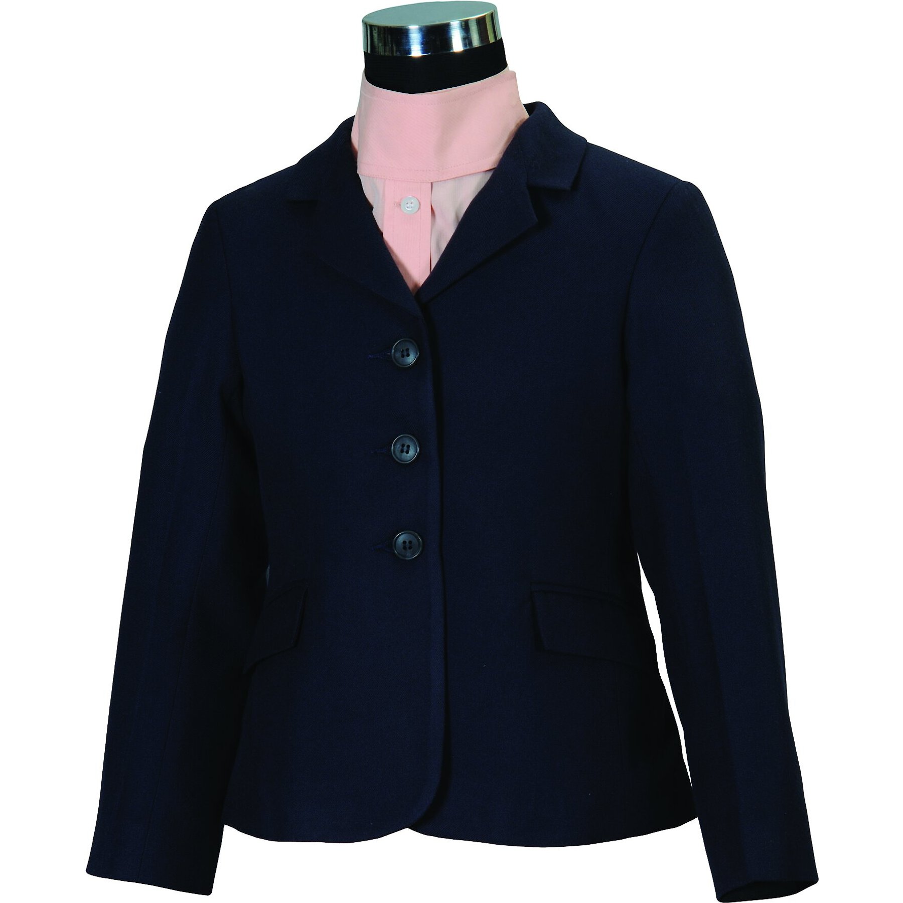 TuffRider Children's Starter Show Coat, Navy, 14