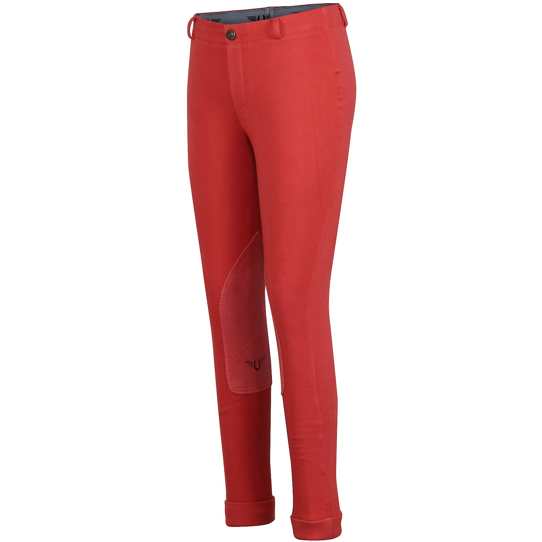 TuffRider Children's Whimsical Horse Embroidered Pull-On Jodhpurs, Holly Berry, 8