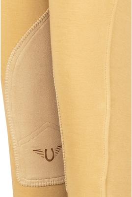 Show full view: TuffRider Children's Whimsical Horse Embroidered Pull-On Jodhpurs, Light Tan & Chocolate, 14 slide 6 of 7