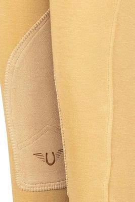 Show full view: TuffRider Children's Whimsical Horse Embroidered Pull-On Jodhpurs, Light Tan & Chocolate, 6 slide 5 of 6