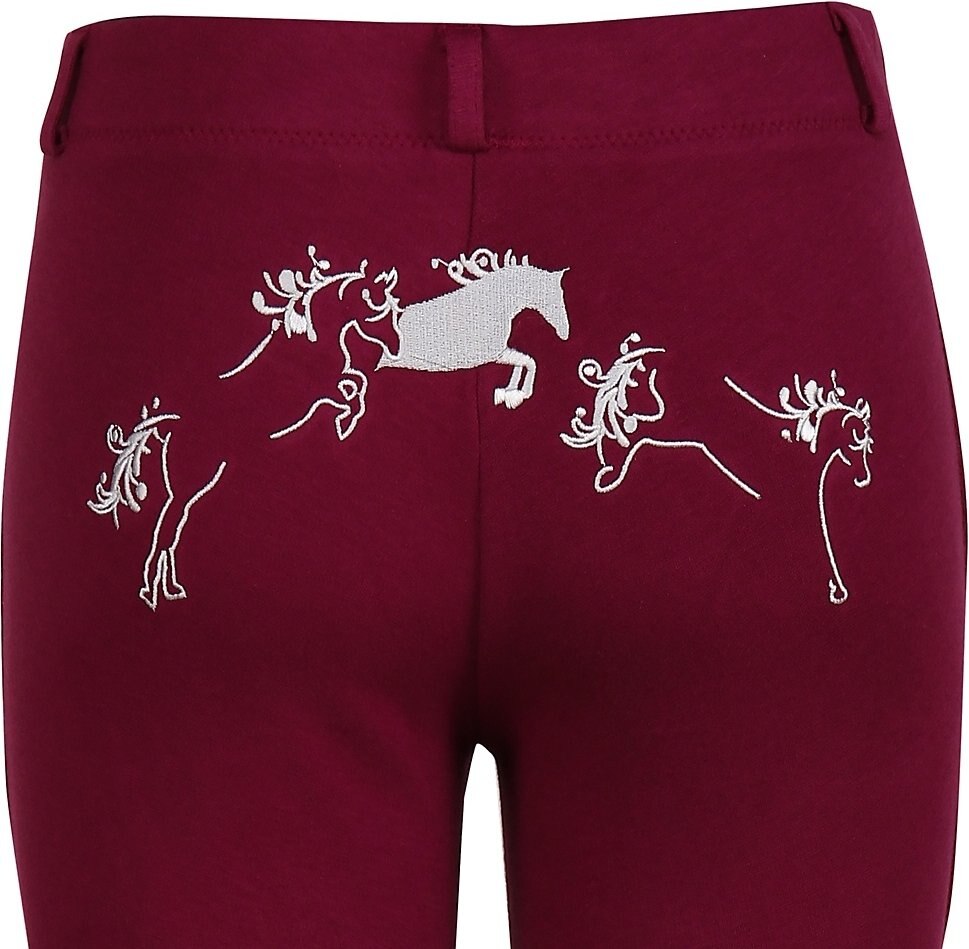 TuffRider Children's Whimsical Horse Embroidered Pull-On Jodhpurs