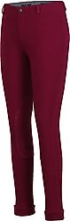 TuffRider Children's Whimsical Horse Embroidered Pull-On Jodhpurs, Plum Caspia, 6
