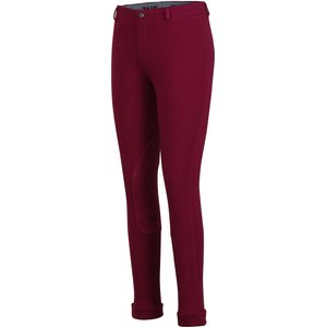 TuffRider Children's Whimsical Horse Embroidered Pull-On Jodhpurs, Plum Caspia, 6