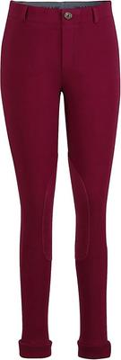 Show full view: TuffRider Children's Whimsical Horse Embroidered Pull-On Jodhpurs, Plum Caspia, 6 slide 3 of 6