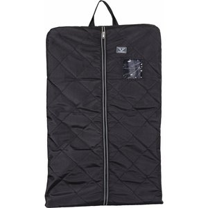 TuffRider Classic Equestrian Horse Garment Bag, Black/Silver