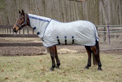 TuffRider Comfy Plus Combo Neck Horse Fly Sheet, Quarry, 87-in