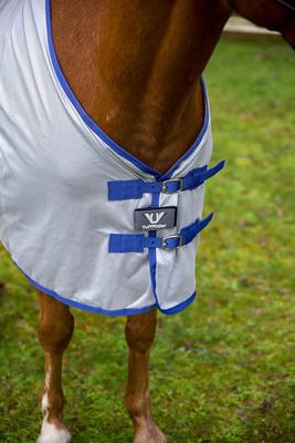 Show full view: TuffRider Comfy Plus Standard Neck Horse Fly Sheet, Quarry, 75-in slide 4 of 5