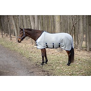 TuffRider Comfy Plus Standard Neck Horse Fly Sheet, Quarry, 78-in