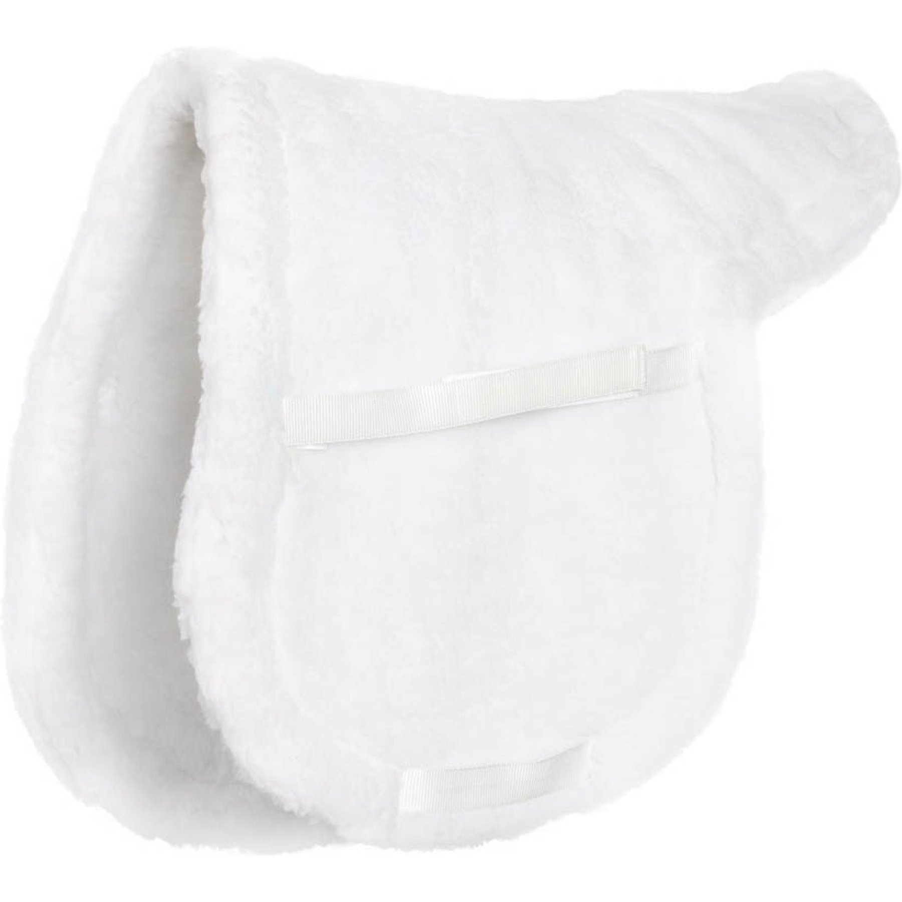 TuffRider EquiCool Fleece Hunter Horse Saddle Pad, White, Large