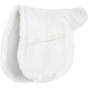 TuffRider EquiCool Fleece Hunter Horse Saddle Pad, White, Large