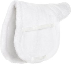 TuffRider EquiCool Fleece Hunter Horse Saddle Pad, White, Medium