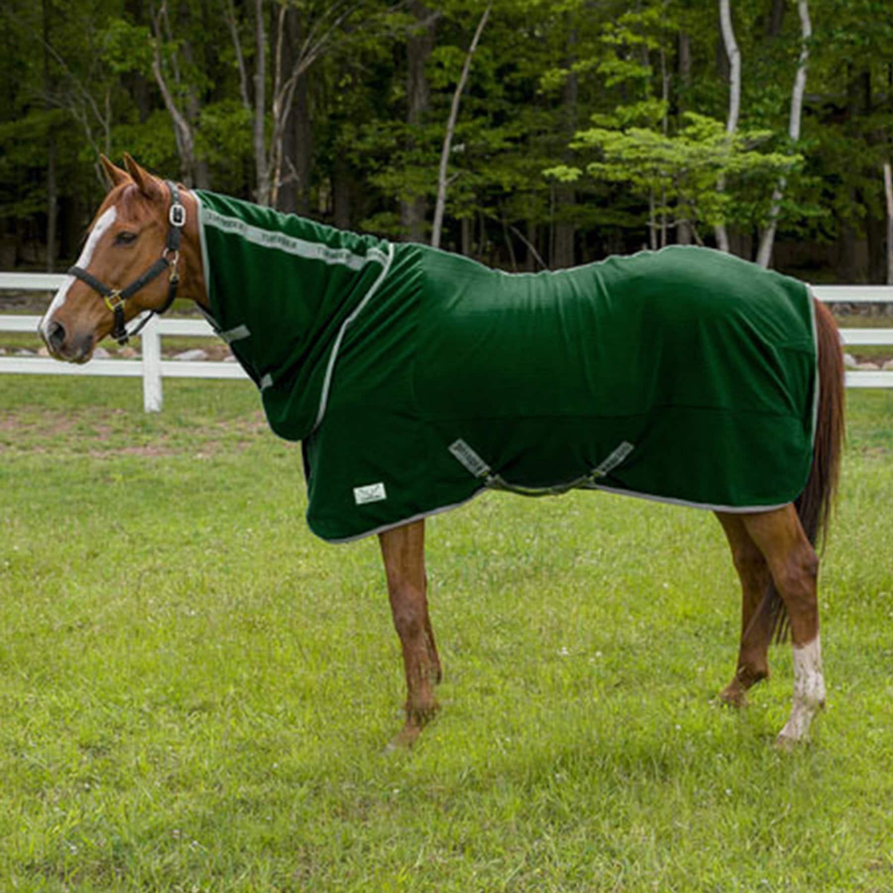 TuffRider Fleece Combo Cooler Horse Sheet, Hunter, 75