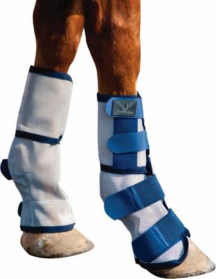 Show full view: TuffRider Fly Horse Leg Wraps, Light Gray, Warmblood slide 2 of 2