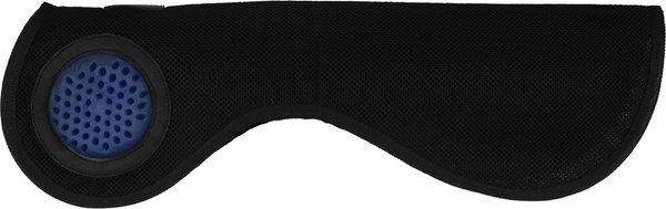 TuffRider GelX Airflow Shaped Front Riser Horse Pad, Black