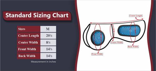 Show full view: TuffRider GelX Airflow Shaped Horse Pad, Black, Large slide 4 of 4