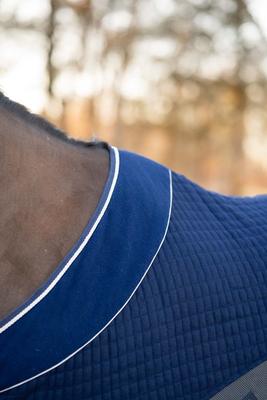Show full view: TuffRider Hybrid Standard Neck Horse Cooler Sheet, Navy, 78-in slide 5 of 5