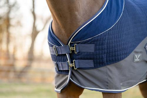 Show full view: TuffRider Hybrid Standard Neck Horse Cooler Sheet, Navy, 78-in slide 2 of 5