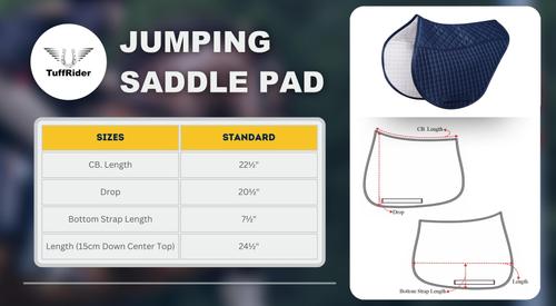 Show full view: TuffRider Jumping Horse Saddle Pad, Ensign Blue slide 4 of 4
