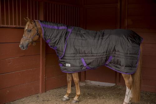 Show full view: TuffRider Kozy Komfort Combi Stable Horse Blanket, Black, 81-in slide 2 of 2