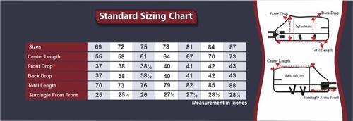 Show full view: TuffRider Kozy Komfort Combi Stable Horse Blanket, Navy, 87-in slide 2 of 2