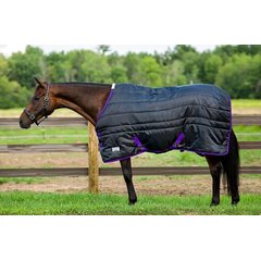 TuffRider Kozy Komfort Stable Horse Blanket, Black, 72-in