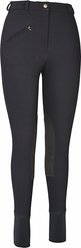 TuffRider Ladies Ribb Knee Patch Breeches, Black, 34