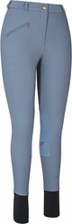 TuffRider Ladies Ribb Knee Patch Breeches, Smoke, 28