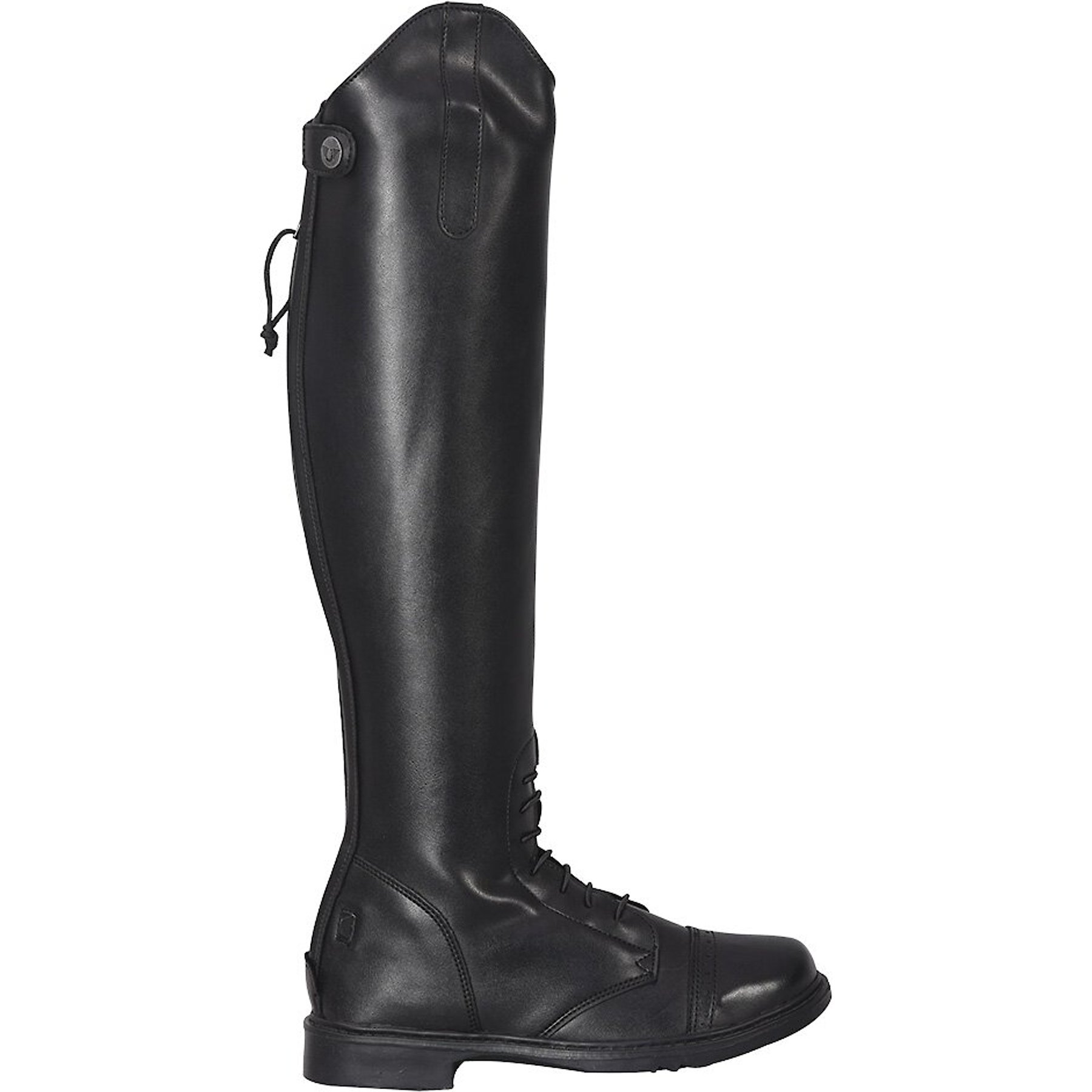 TuffRider Ladies Starter Back Zip Field Boots, Black, 11, Wide
