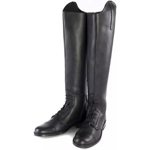 TuffRider Ladies Starter Back Zip Field Boots, Black, 7, Regular