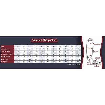 Show full view: TuffRider Ladies Starter Back Zip Field Boots, Black, 7, Regular slide 7 of 10