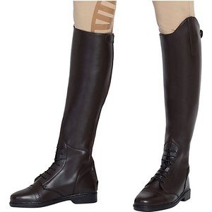 TuffRider Ladies Starter Back Zip Field Boots, Black, 8, Regular