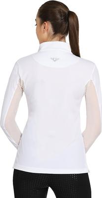 Show full view: TuffRider Ladies Ventilated Technical Long Sleeve Sport Shirt, White, XXX-Large slide 5 of 8
