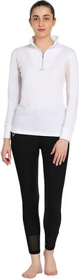 Show full view: TuffRider Ladies Ventilated Technical Long Sleeve Sport Shirt, White, XXX-Large slide 6 of 8
