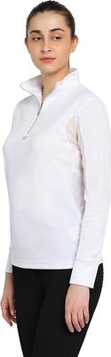 Show full view: TuffRider Ladies Ventilated Technical Long Sleeve Sport Shirt, White, XXX-Large slide 4 of 8