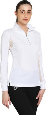Show full view: TuffRider Ladies Ventilated Technical Long Sleeve Sport Shirt, White, XXX-Large slide 3 of 8