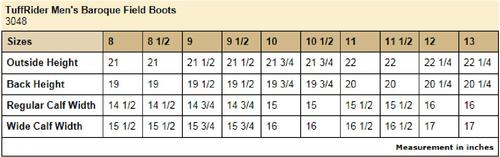 Show full view: TuffRider Men's Baroque Field Boots, 12, Wide slide 2 of 2