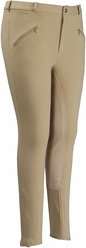 TuffRider Men's Cotton Full Seat Breeches, Light Tan, 36