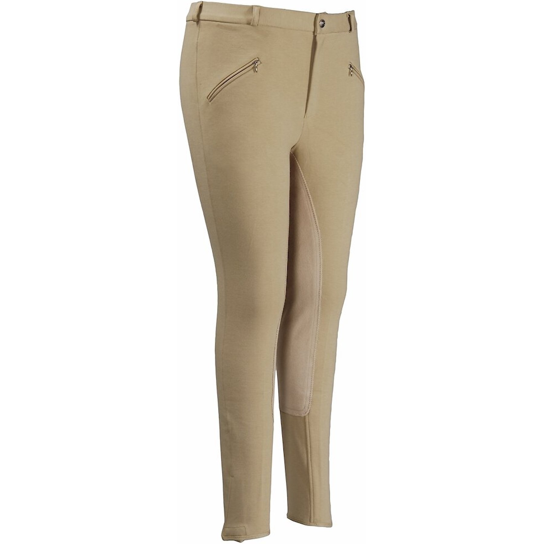 TuffRider Men's Cotton Full Seat Breeches, Light Tan, 36