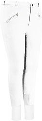 TuffRider Men's Cotton Full Seat Breeches, White, 34