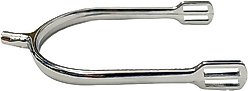 TuffRider Men's Prince of Wales Horse Spurs, Silver, 15-in