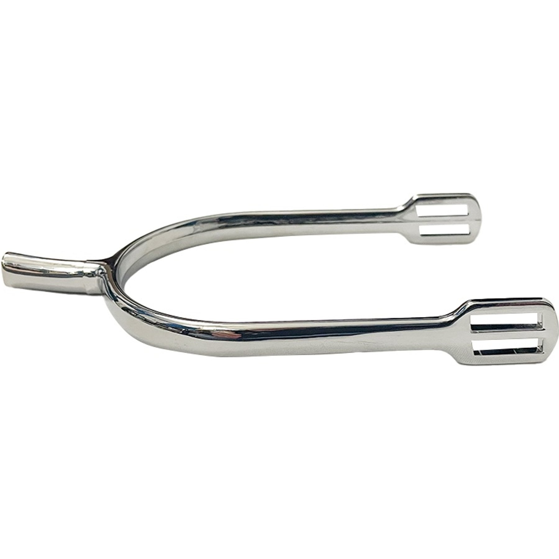 TuffRider Men's Prince of Wales Horse Spurs, Silver, 30-in