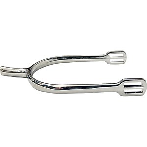 TuffRider Men's Prince of Wales Horse Spurs, Silver, 30-in