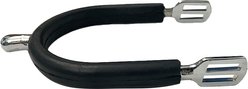 TuffRider Men's Rubber Covered Horse Spurs, Silver, 20-in