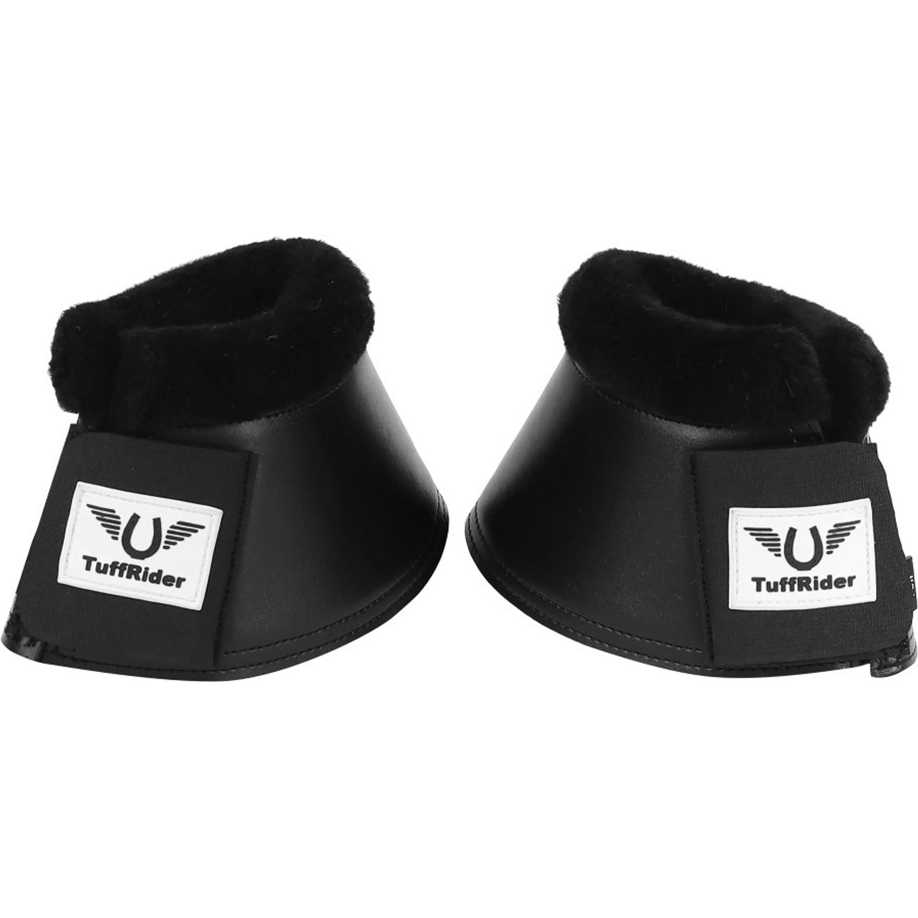 TuffRider Over Reach Horse Boots, Black, Large
