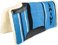 TuffRider Phoenix Large Acrylic Western Horse Saddle Pad, Aqua
