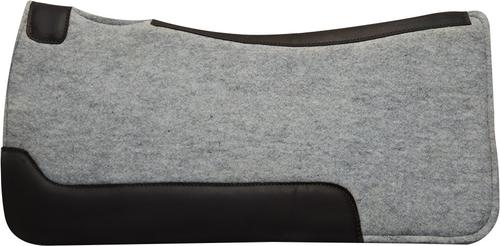 Show full view: TuffRider Polyester Felt 1-in Western Horse Saddle Pad, Black slide 2 of 2