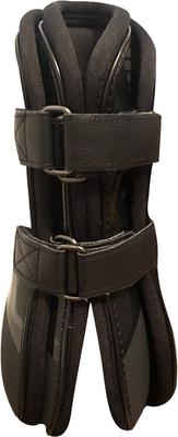 Show full view: TuffRider Premium Engraved Horse Boots with Leather Straps Pair, Black, Full slide 3 of 4